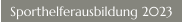 Sporthelferausbildung 2023