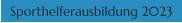 Sporthelferausbildung 2023